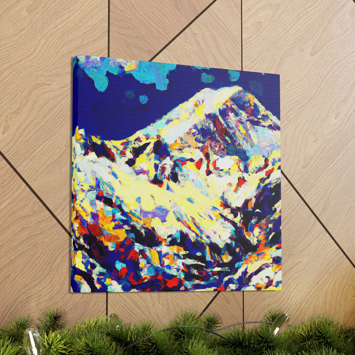 "Snowy Mountain Majesty" - Canvas