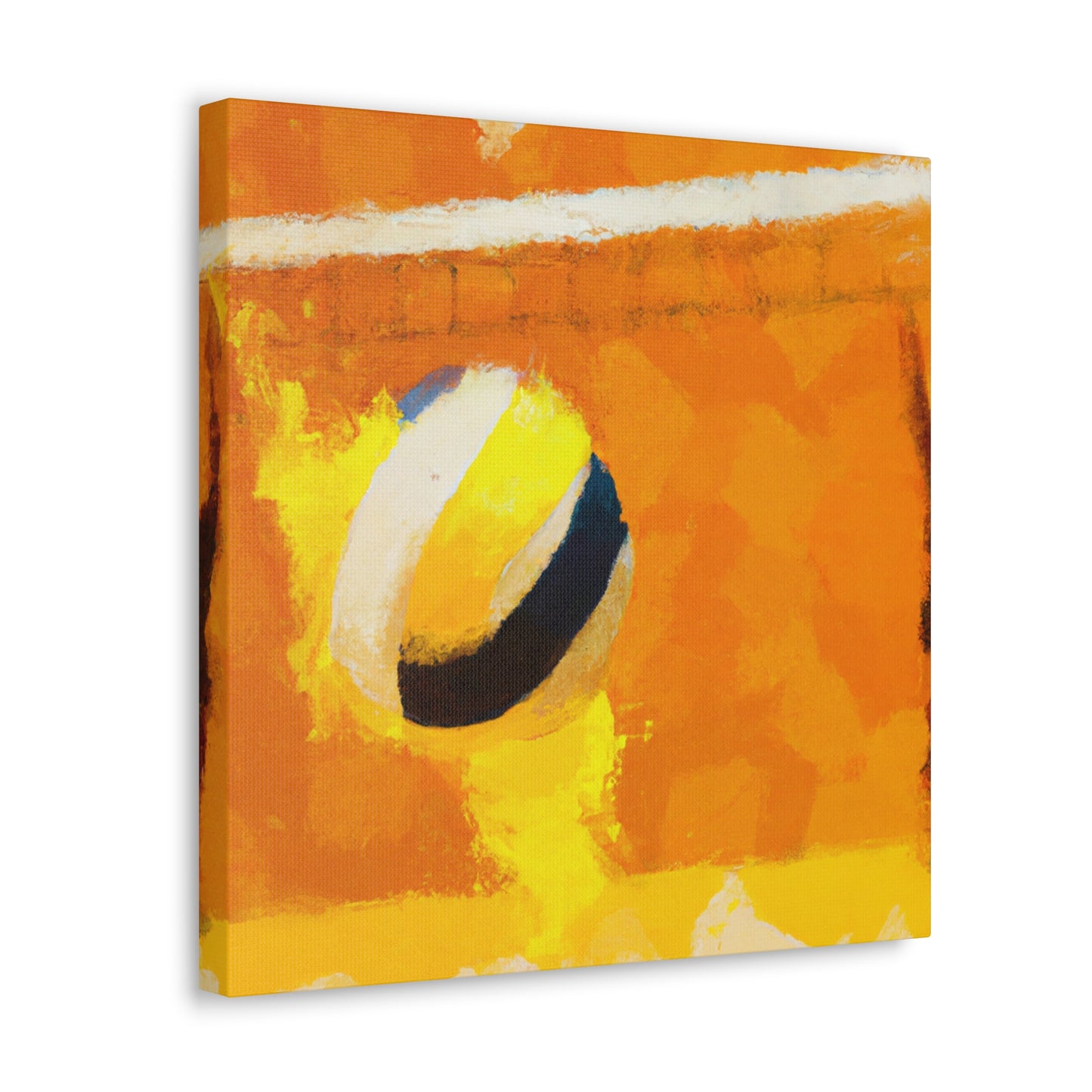 "Vibrant Volleyball Passion" - Canvas