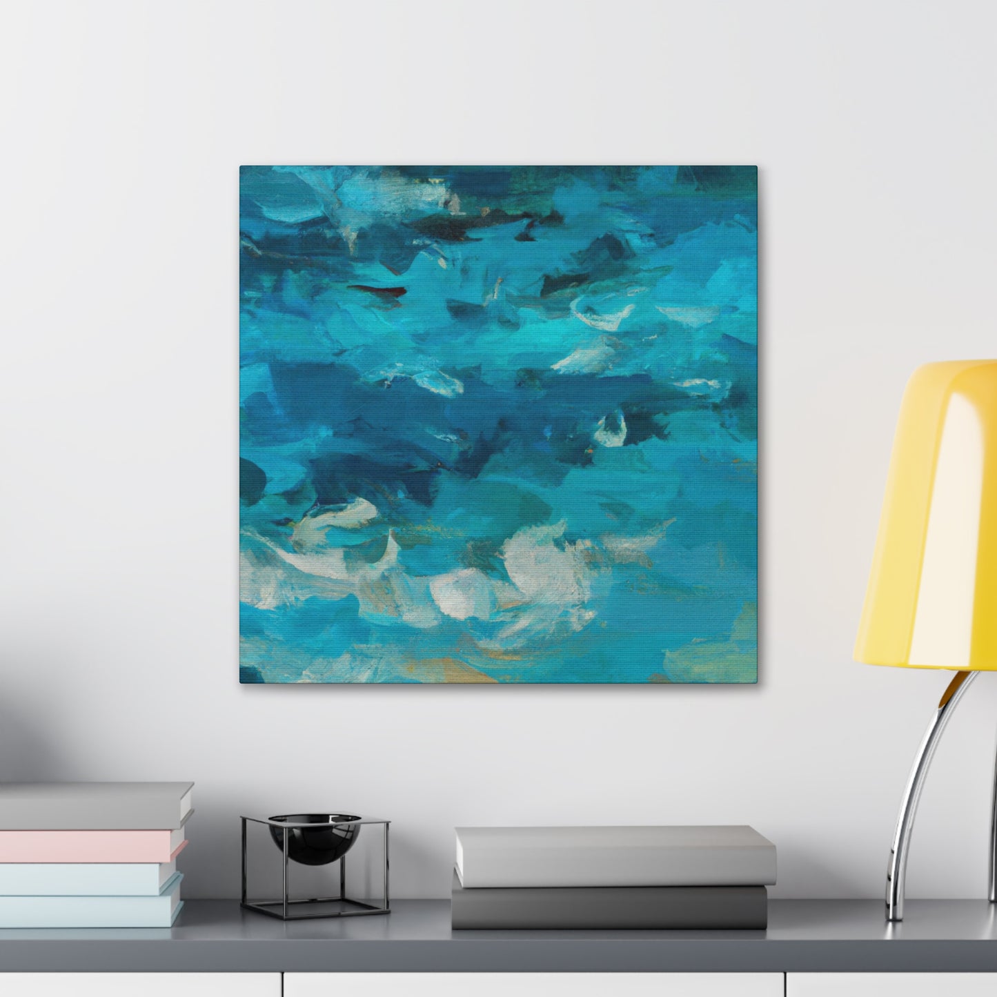 "Ocean's Colorful Lure" - Canvas