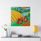 "Tractor of the 1920s" - Canvas