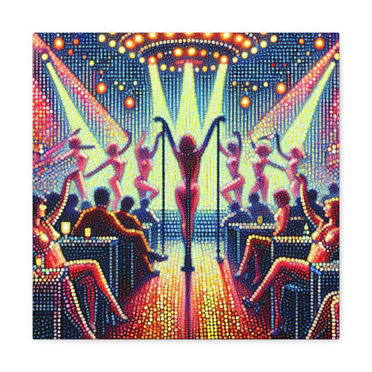 "Vibrant Cabaret Nights" - Canvas