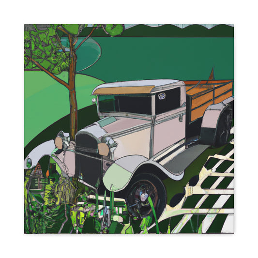 "Rusty Pickup Truck Dream" - Canvas