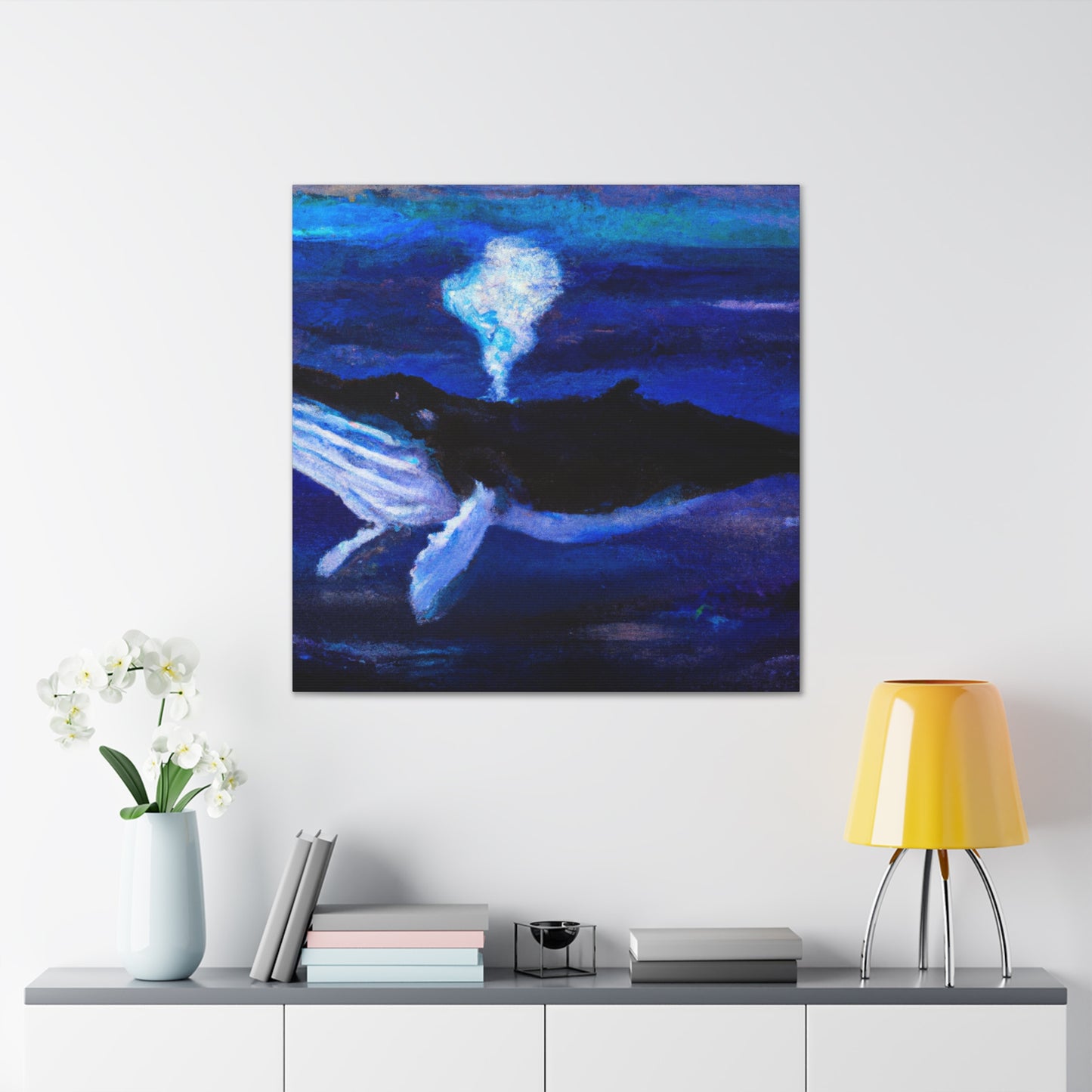 "Whale From Beyond Dreams" - Canvas