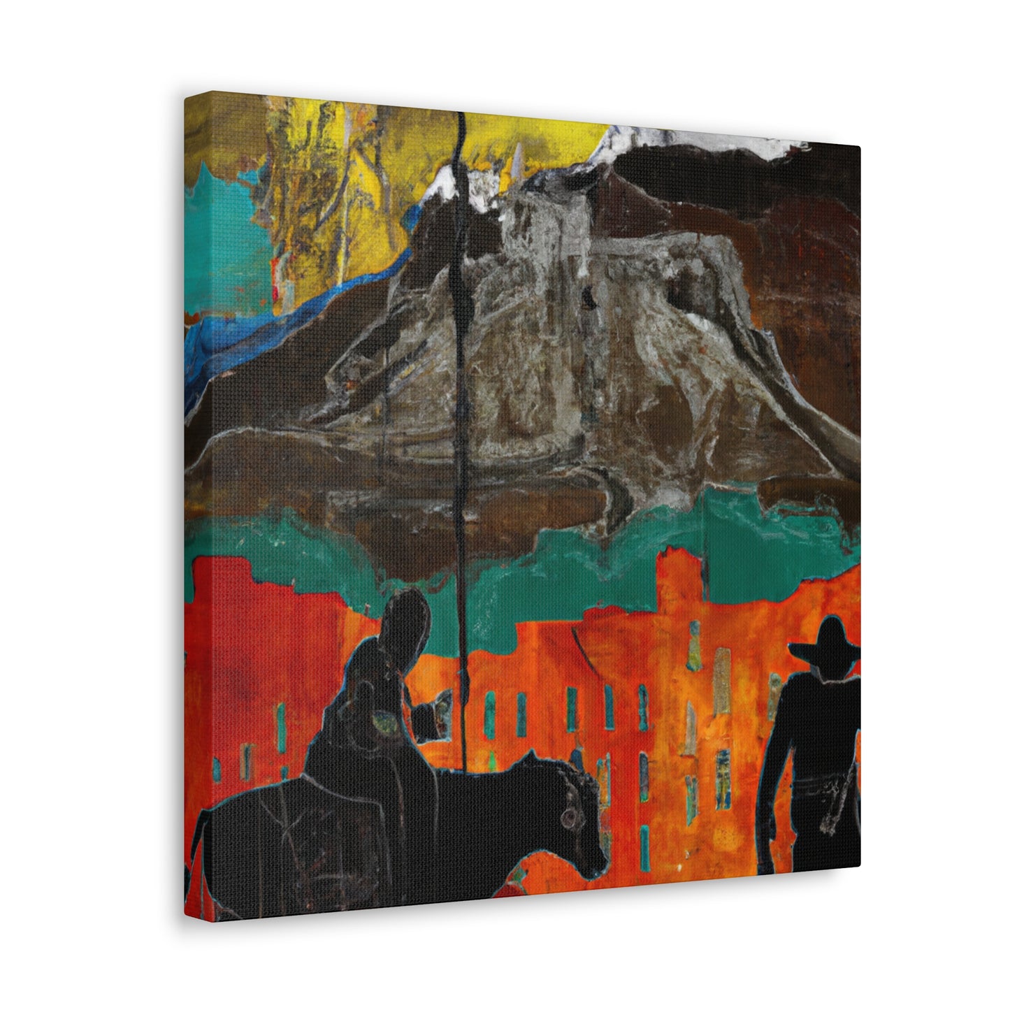 Western Landscape Splendor - Canvas