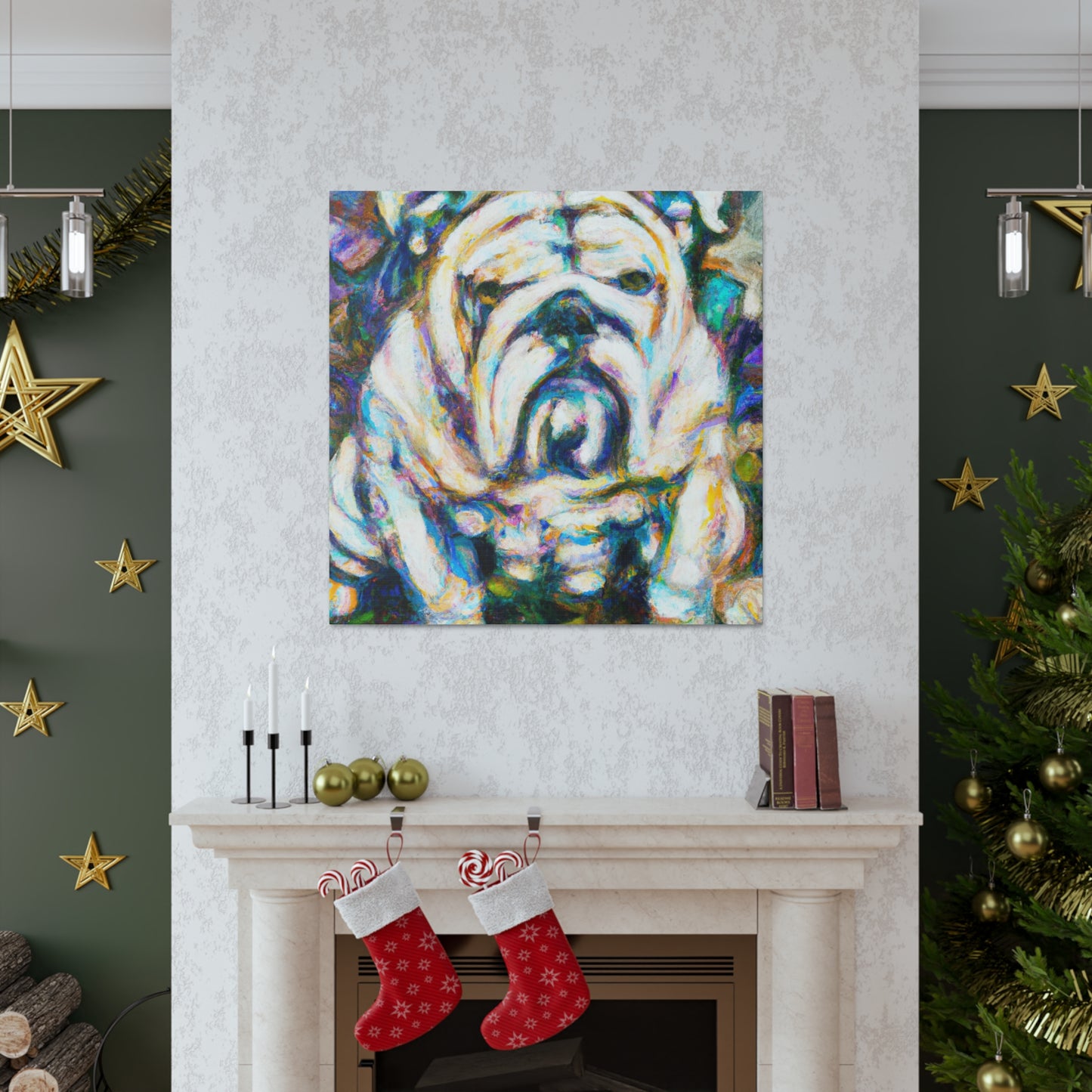 English Bulldog Impression - Canvas