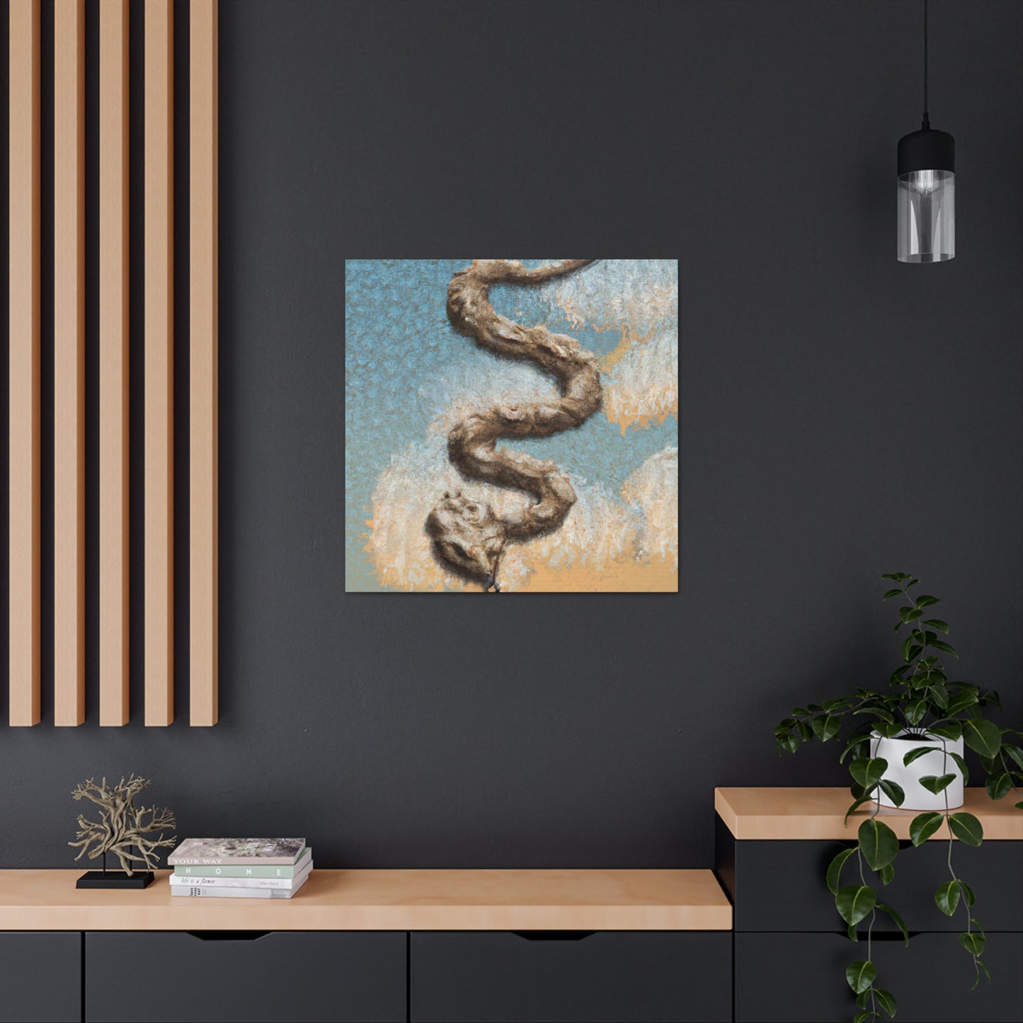 Rattlesnake On Canvas - Canvas