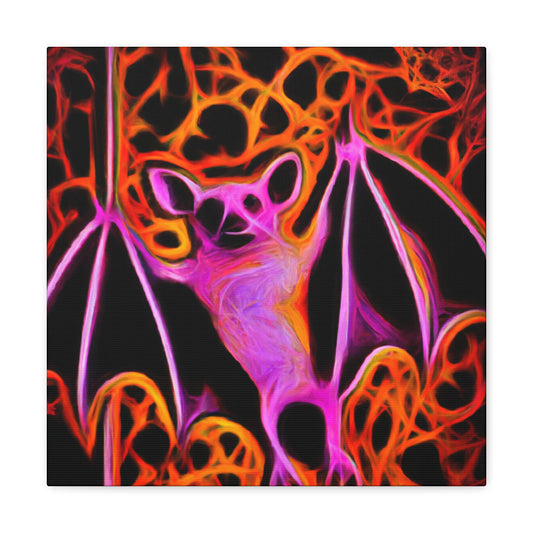 "Flying Fox in Flight". - Canvas