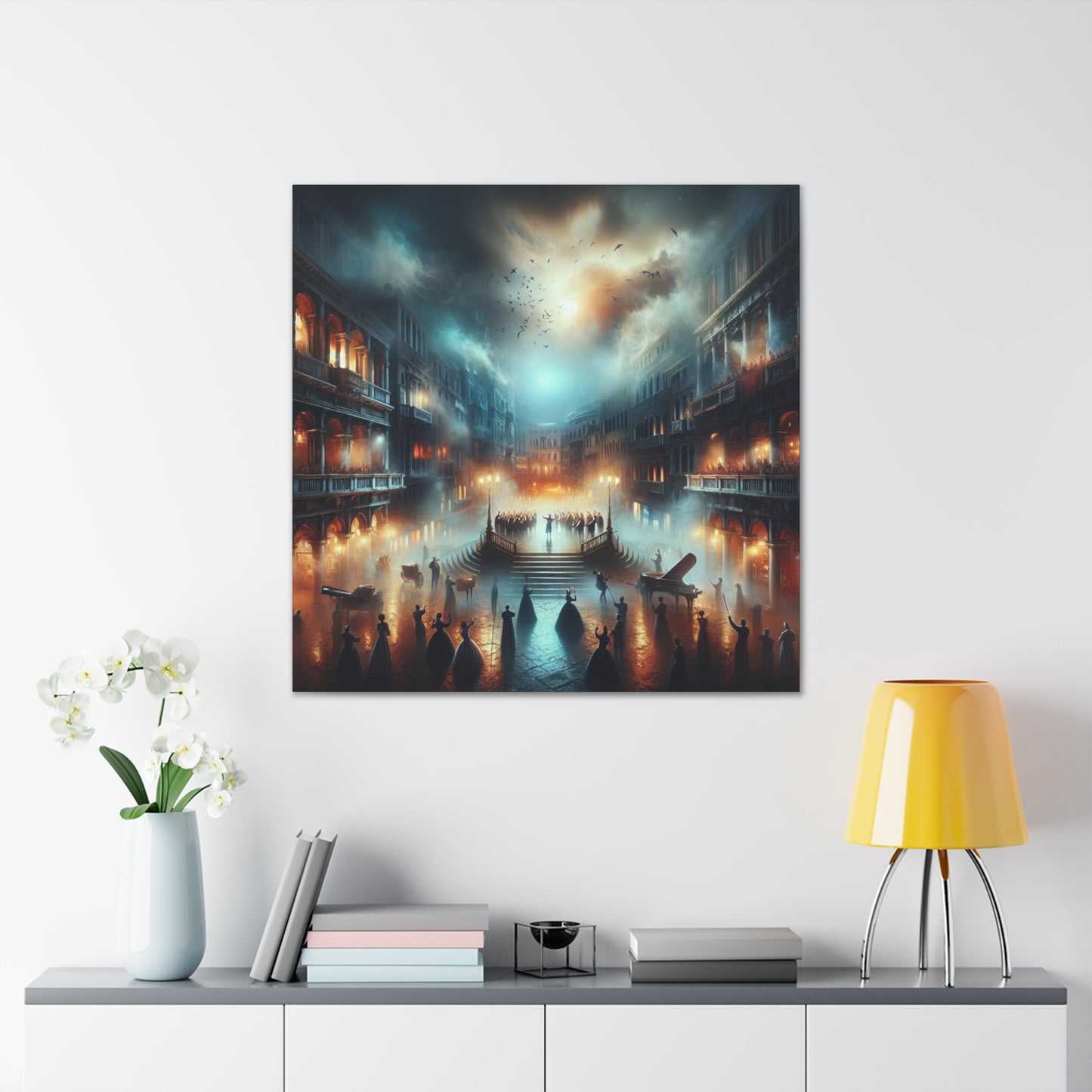 "Operatic Euphoria Unveiled" - Canvas