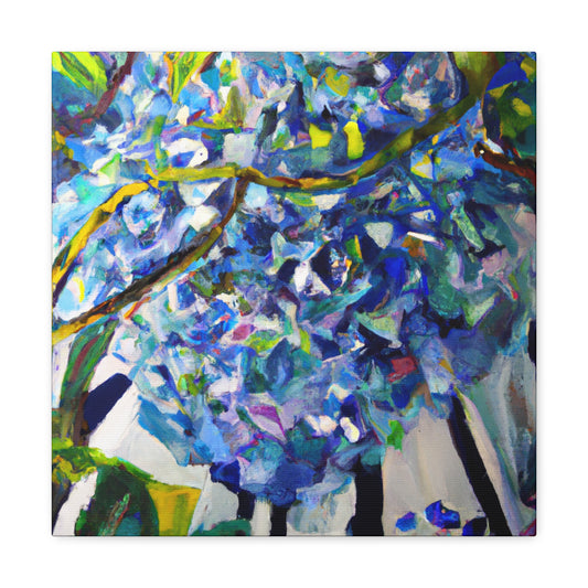 "Hydrangea in Abstraction" - Canvas