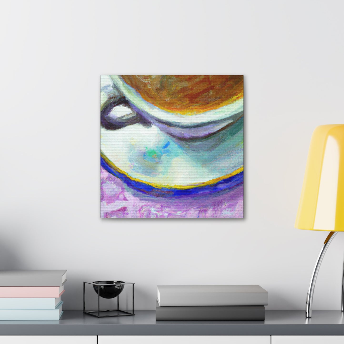 Coffee Cup Impressionism - Canvas