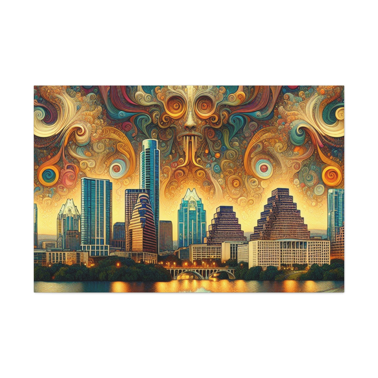 "Enigmatic Austin Dreamscape" - Canvas