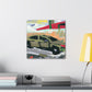 "Car in Abstraction" - Canvas