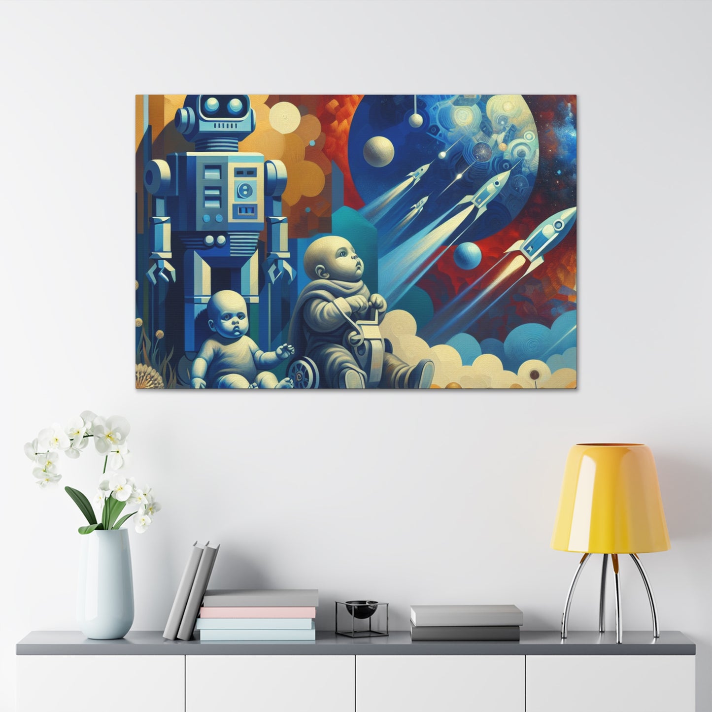 "Robotic Cosmo Explorations" - Canvas