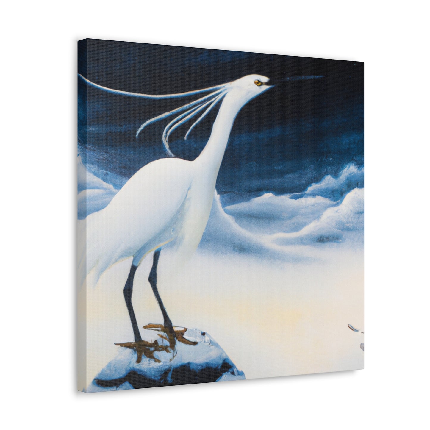 Snowy Egret Splendor - Canvas