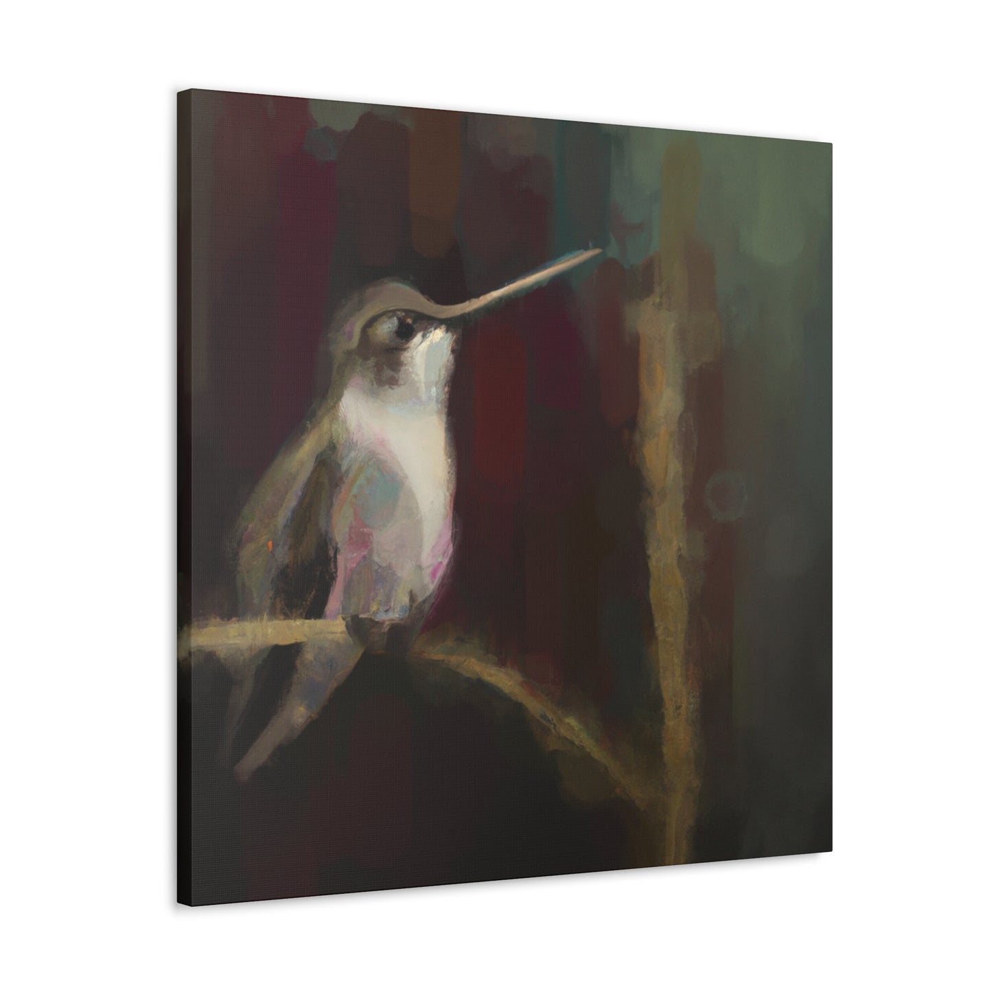 "Hummingbird in Expressionism". - Canvas