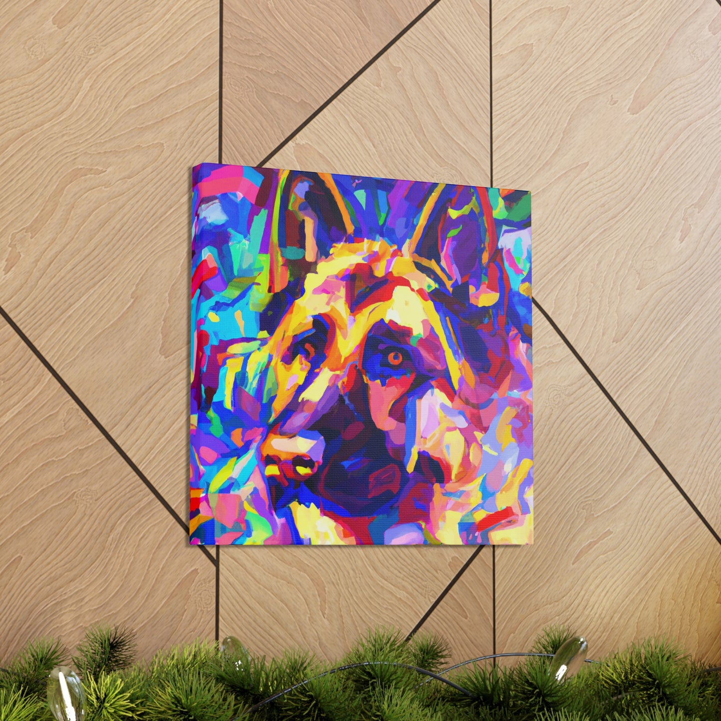 "Watchful Shepherd's Vigilance" - Canvas