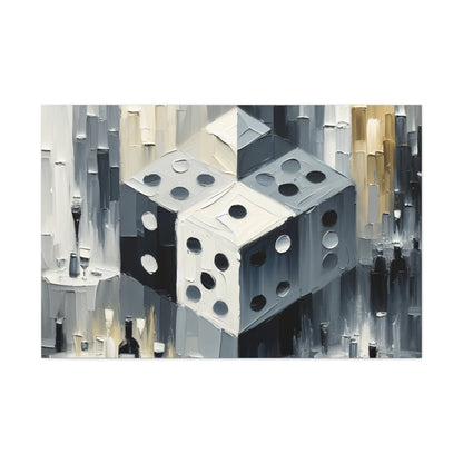 Abstract Roll of Chance - Canvas