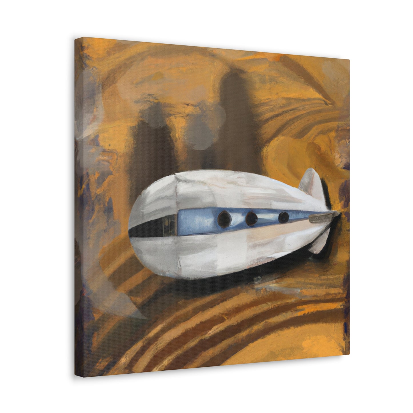 "Blossoming Blimp Majesty" - Canvas