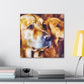 "Golden Retriever Bliss" - Canvas