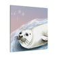 Harp Seal in Art Deco - Canvas