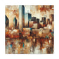 "Vibrant Urban Texan Impression" - Canvas