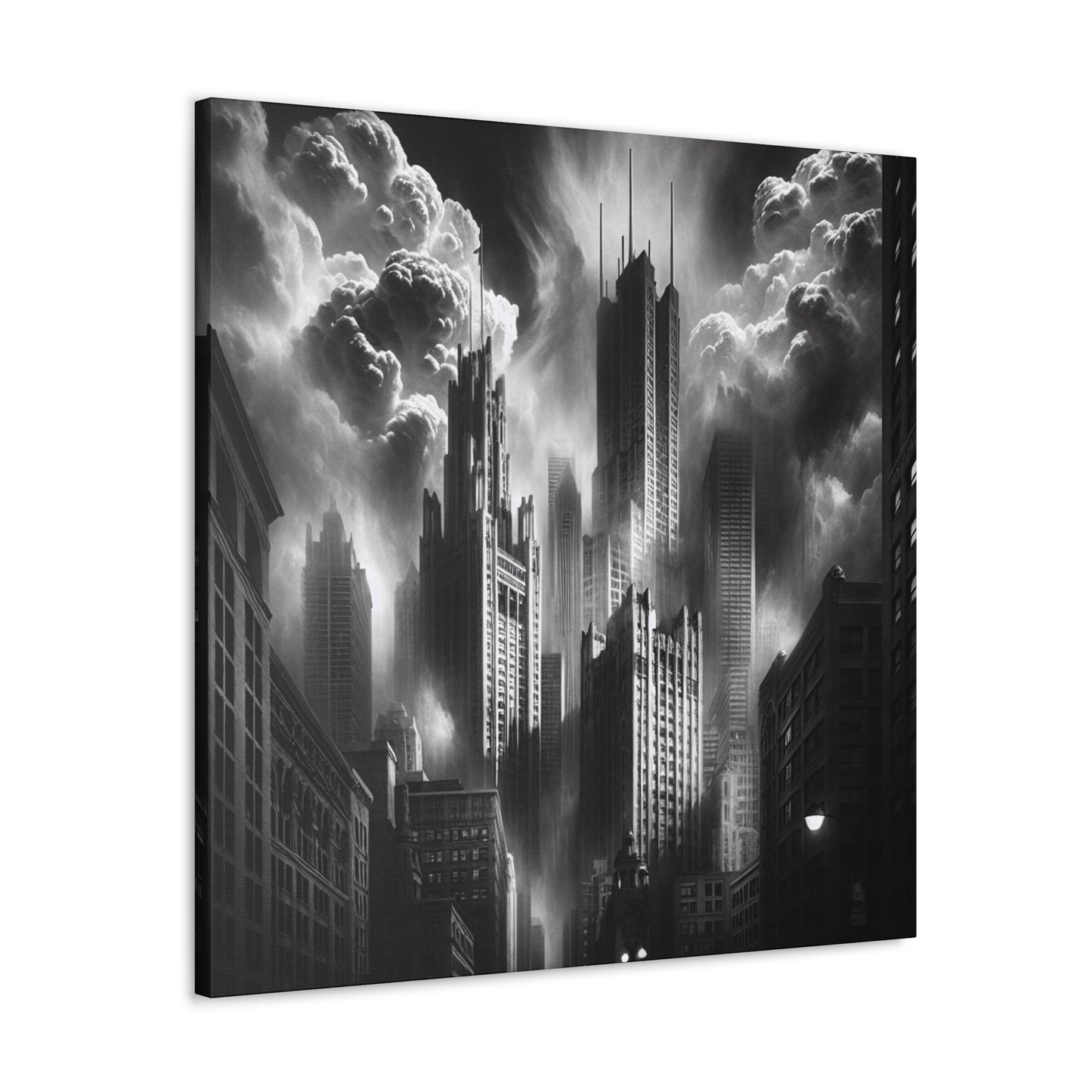 "Chaos in Concrete Jungle" - Canvas