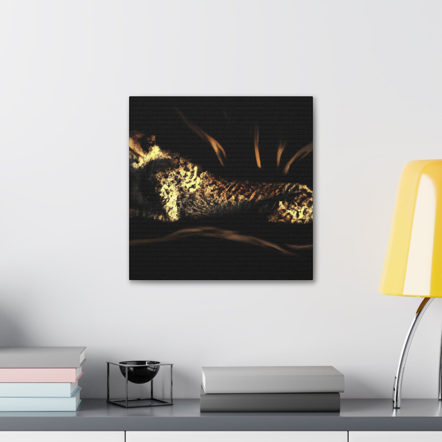 Cheetah in Motion. - Canvas