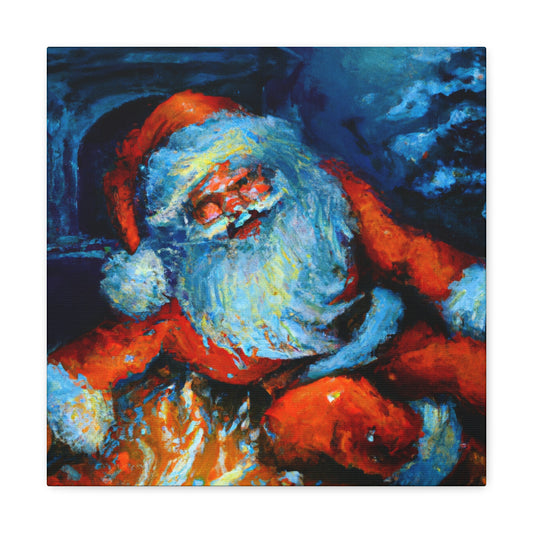 Santa Claus Returns Home - Canvas