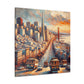 Golden City Horizon - Canvas