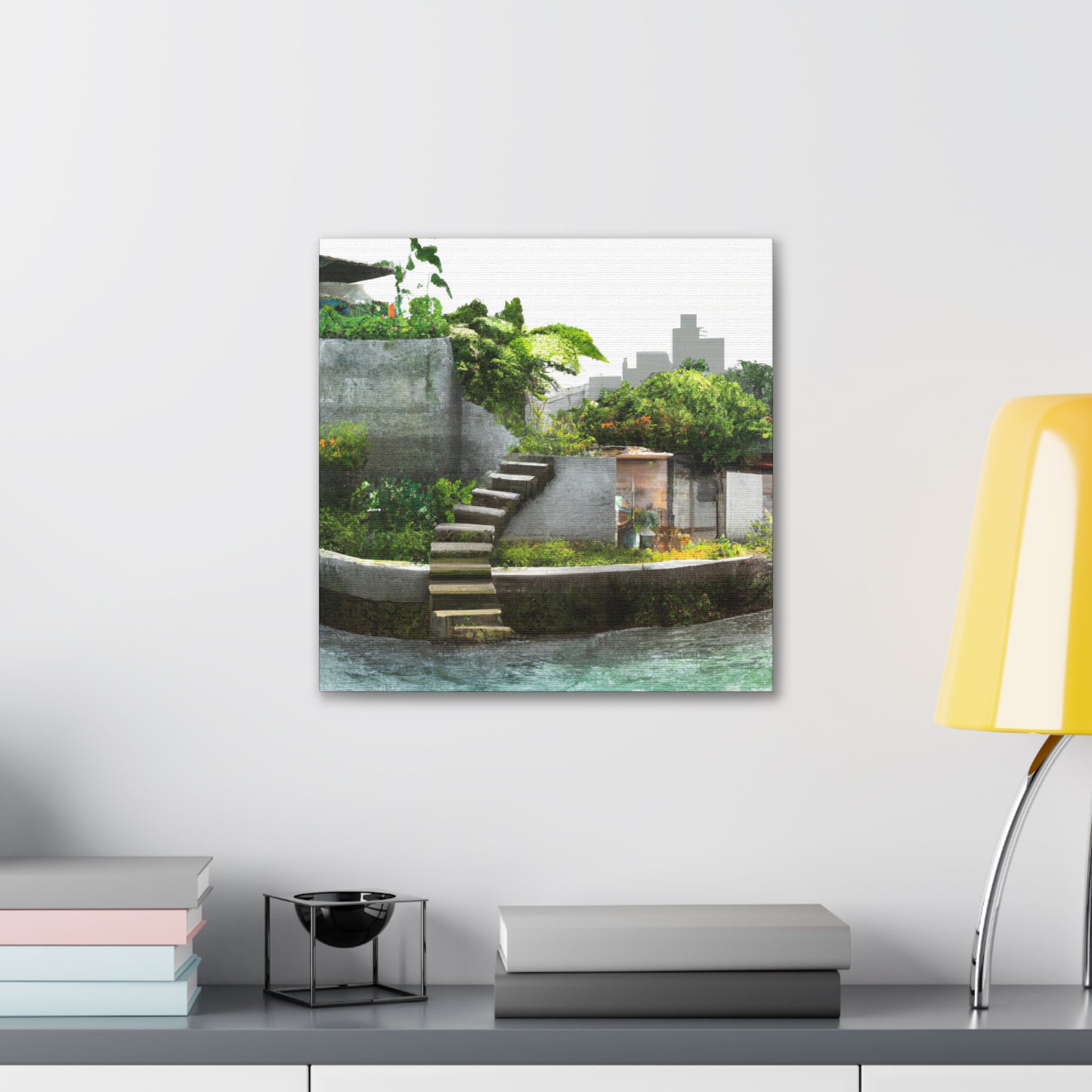 "Lifelike Dreamscape Scene" - Canvas