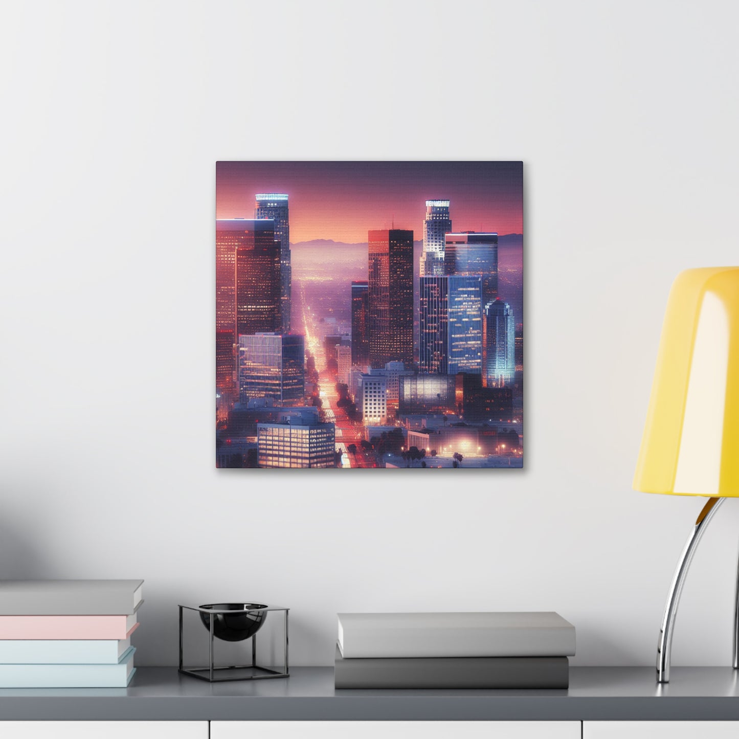 City of Neon Dreams - Canvas