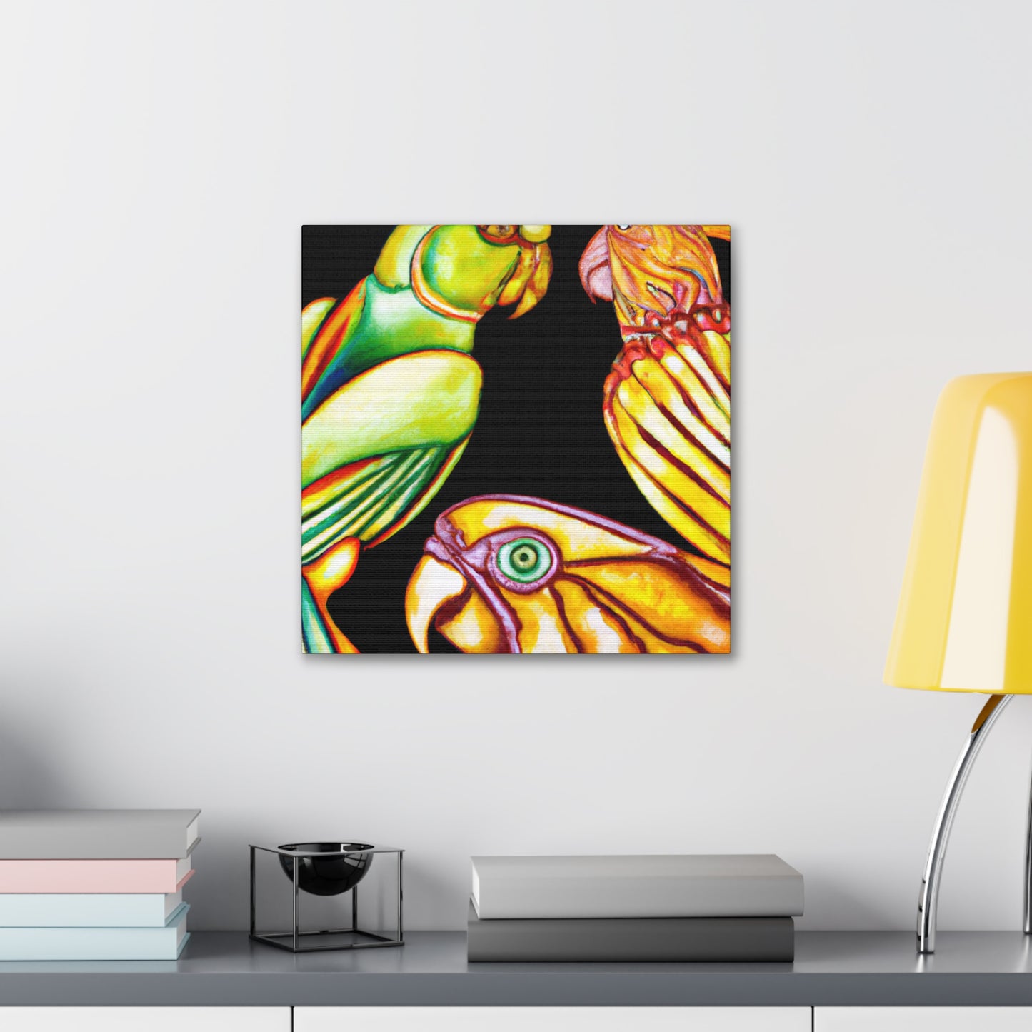 "Conures in Bloom" - Canvas