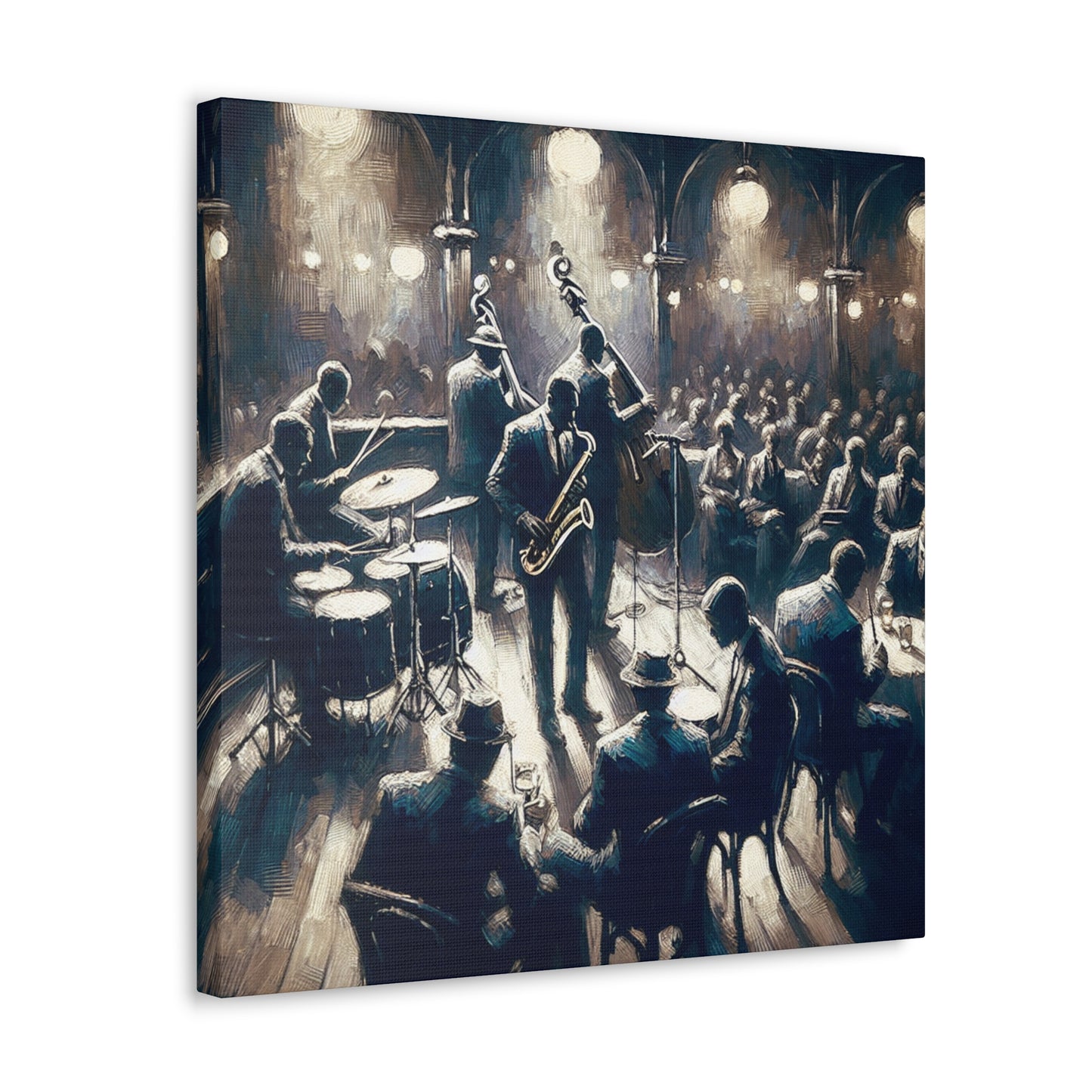 Jazz Night Revelations - Canvas