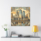 "Enchanting Prairie Metropolis" - Canvas