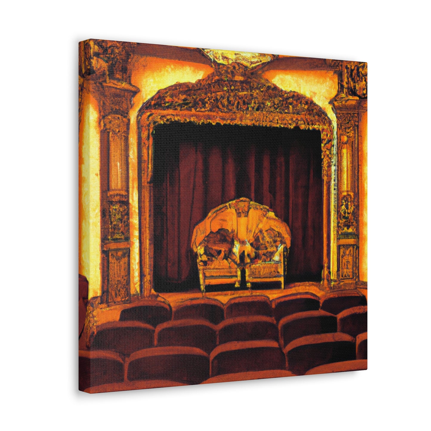 "Cinema Over Curtain Call" - Canvas