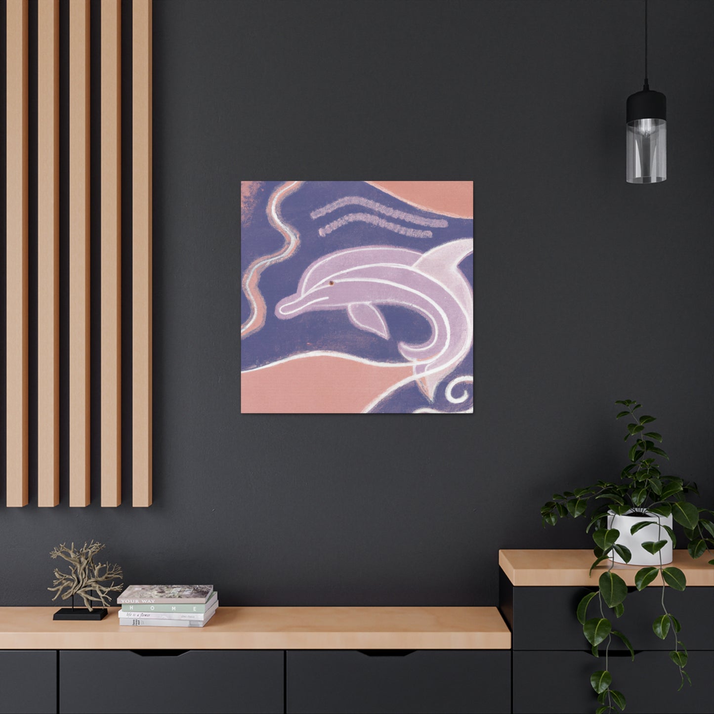 Dolphin Dance Magic - Canvas