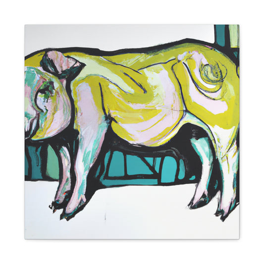 "Pig Culinary Delight" - Canvas