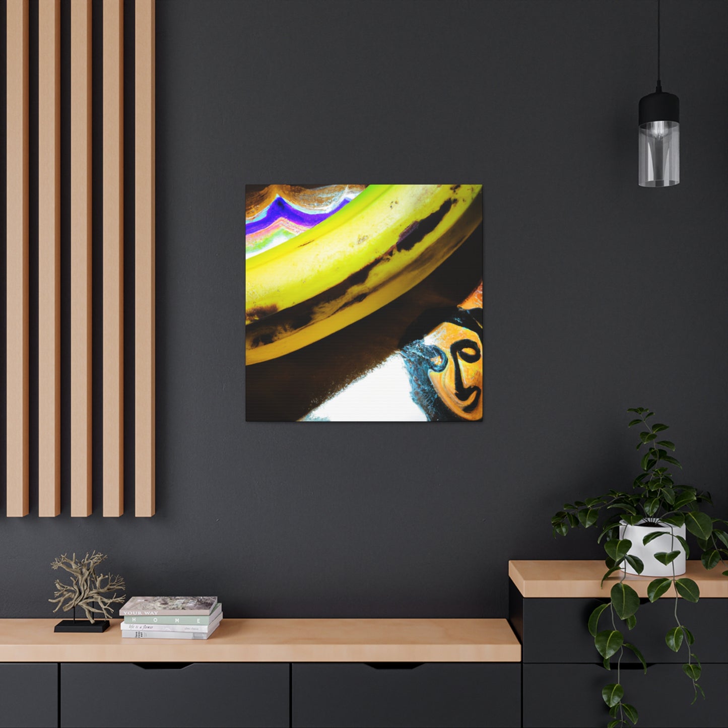 Banana Folk Splendor - Canvas