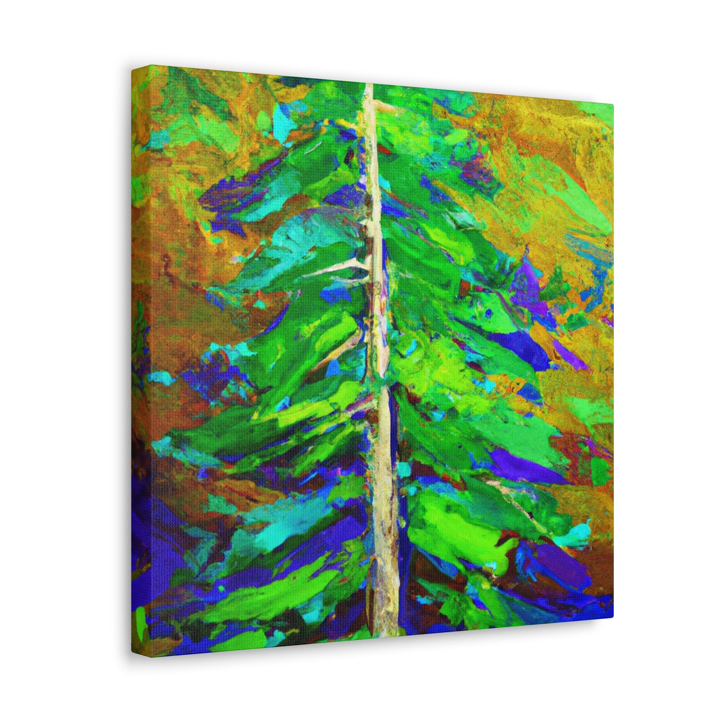 Douglas Fir Impressionism - Canvas