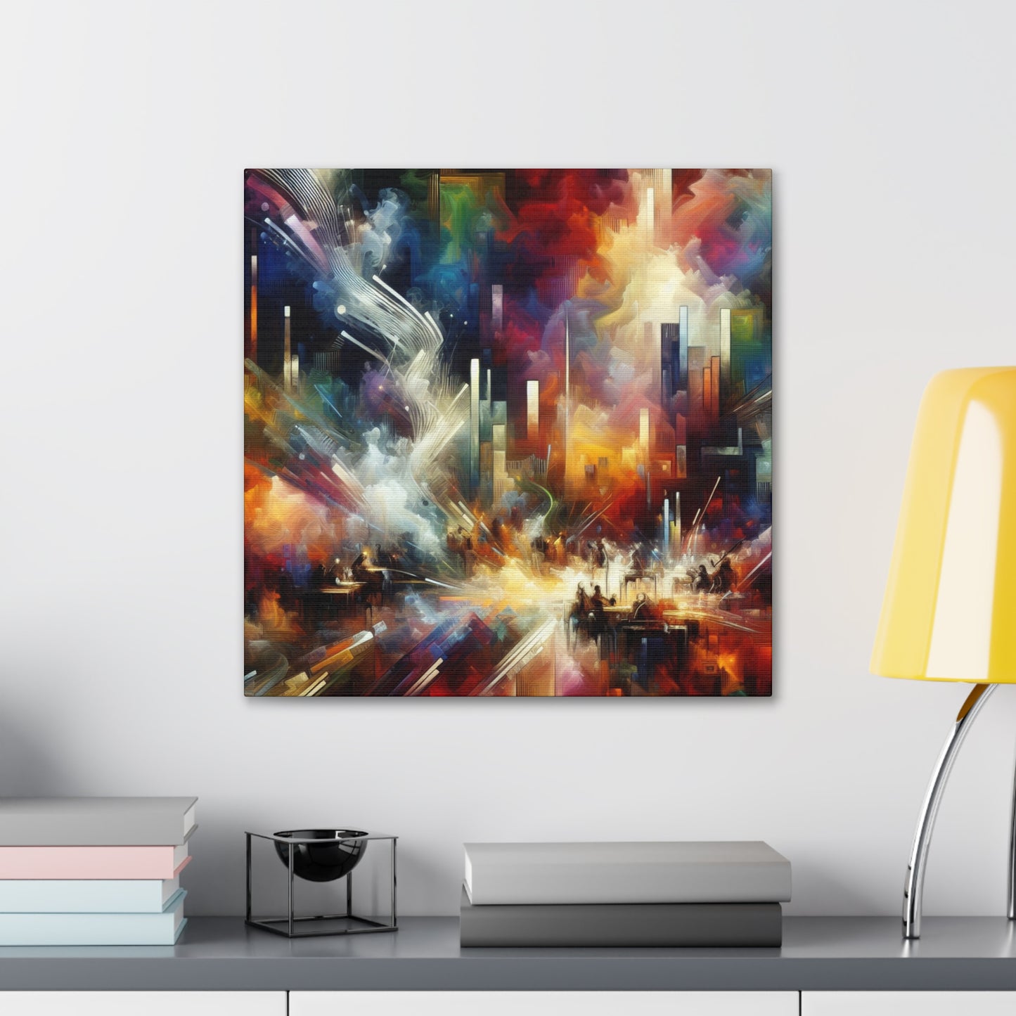 Ethereal Lounge Glow - Canvas