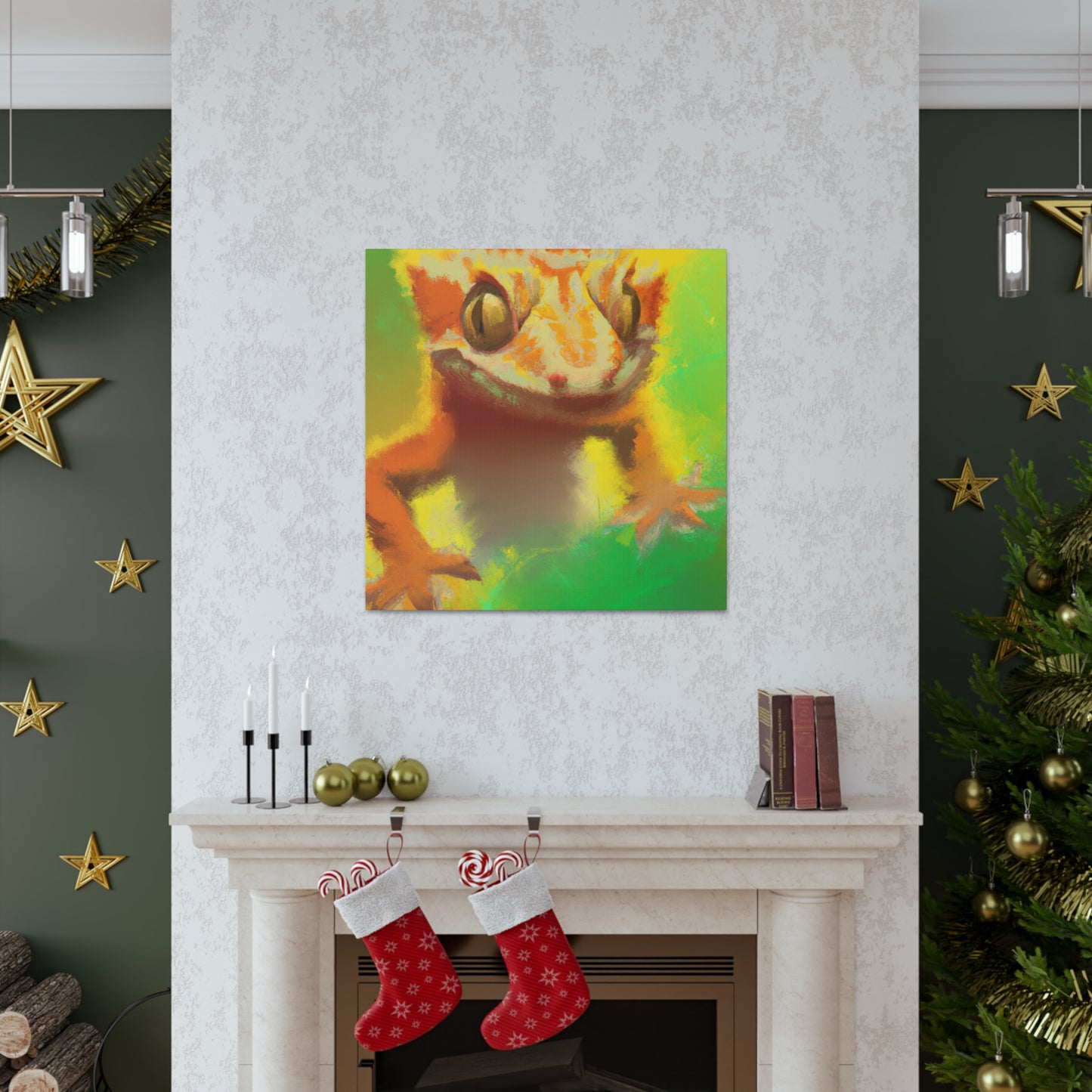 Crested Gecko Hues - Canvas