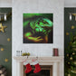 "Green Iguana Reflection" - Canvas