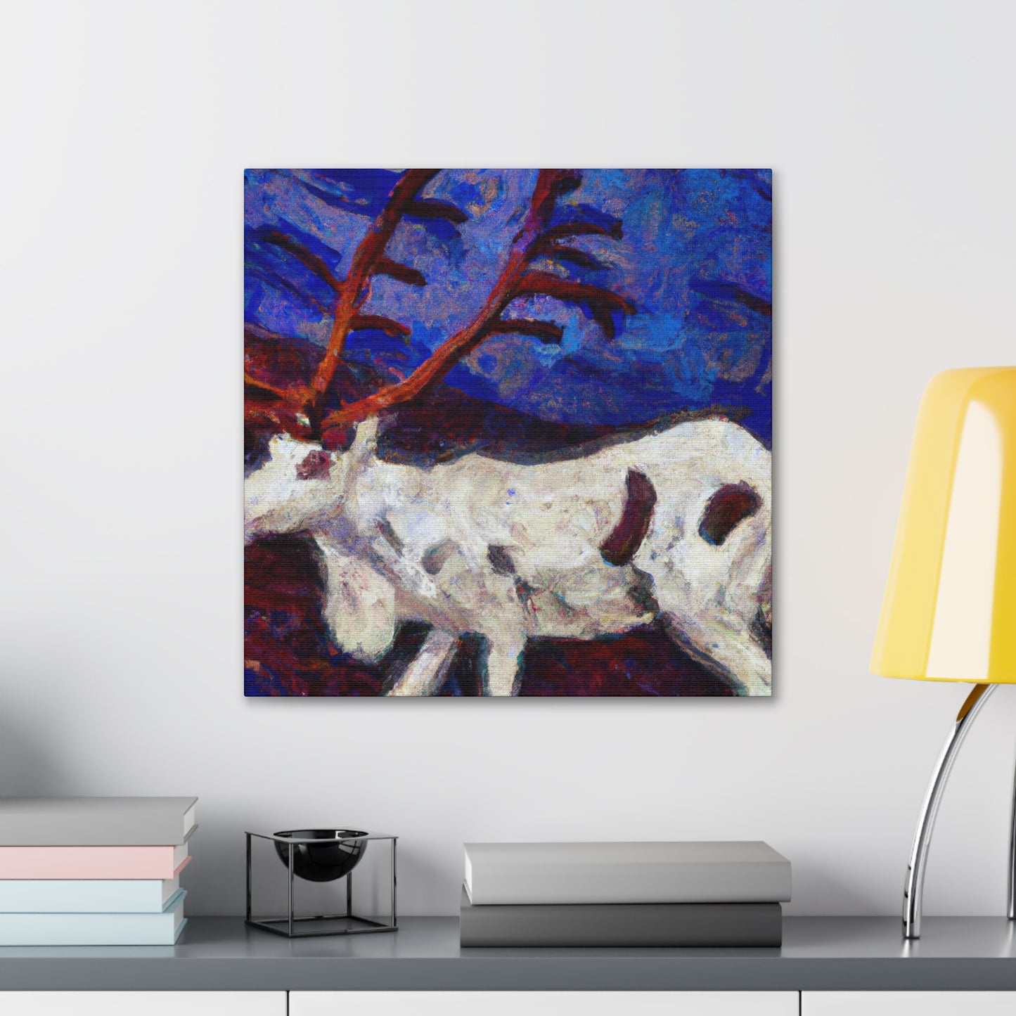 Reindeer O' Sunset - Canvas