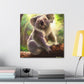 "Koala Sleepy Embrace" - Canvas