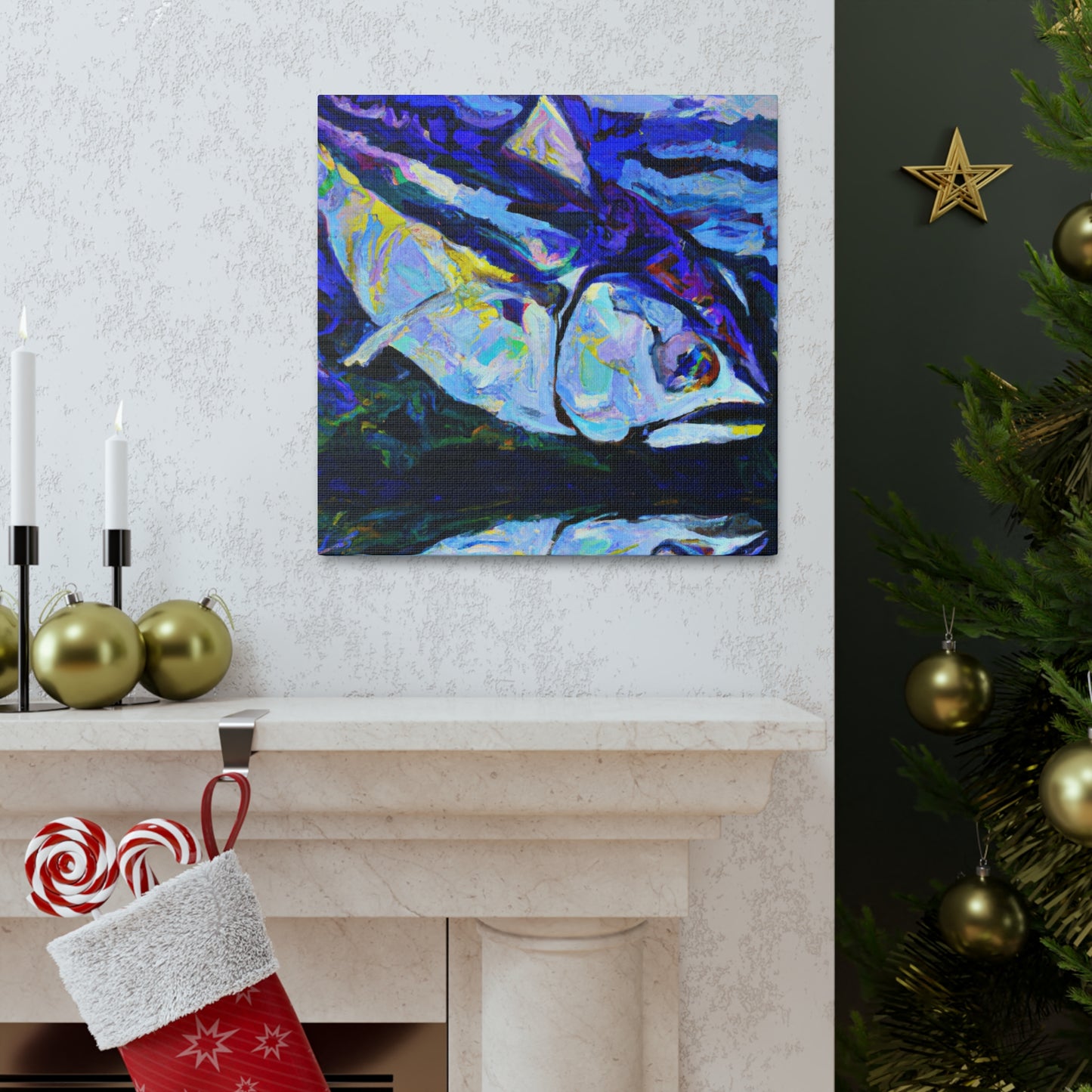 Tuna Fish Impressionism - Canvas