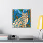 Bobcat in Bloomlys - Canvas