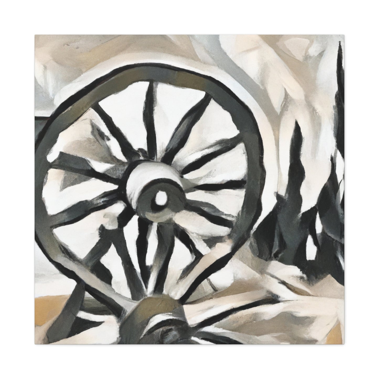 Wagon Wheel Revolutions - Canvas