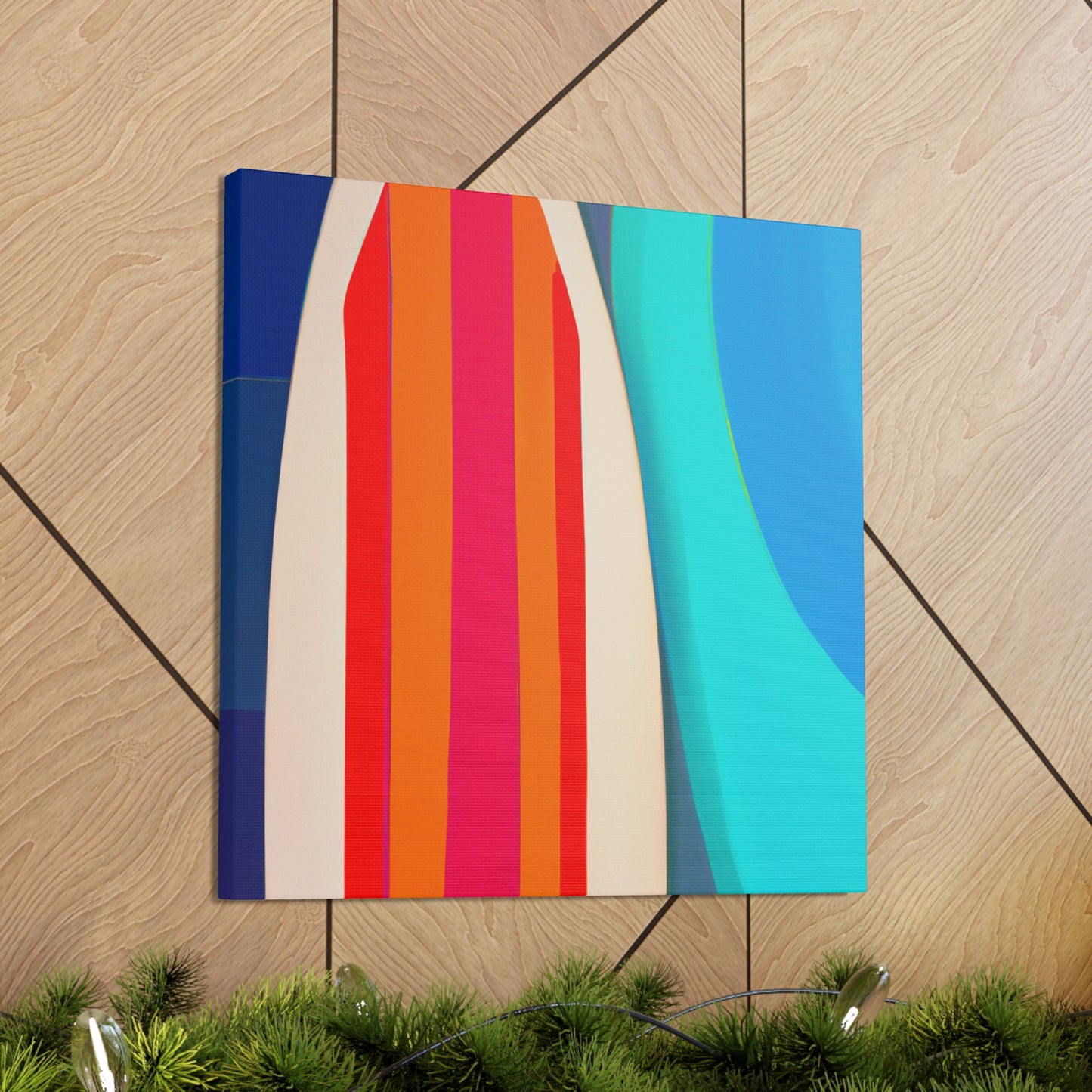 Surfing the Art Deco - Canvas