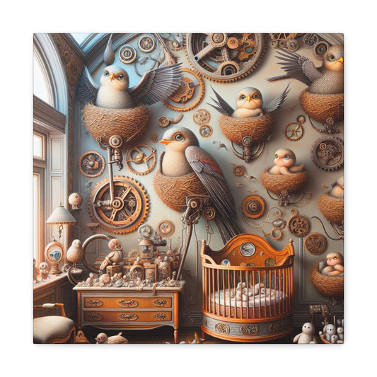 Aetherial Avian Abodes - Canvas