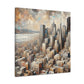 Foggy City Gravitation - Canvas